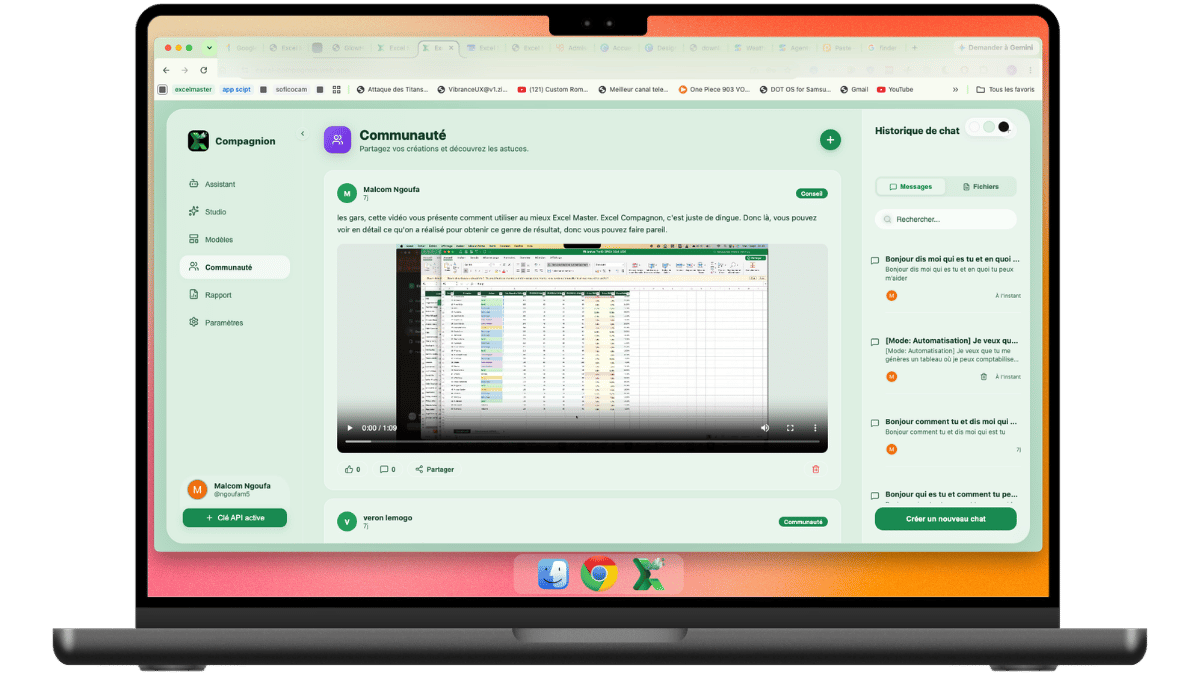Forum d'entraide et avis des élèves sur MacBook